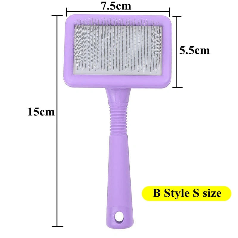 ABS Dog Cat Comb for Tangles Loose Hair, Hair Remover Brush  Removing Mats, Pet Grooming Comb for Long or Short Hair Dogs