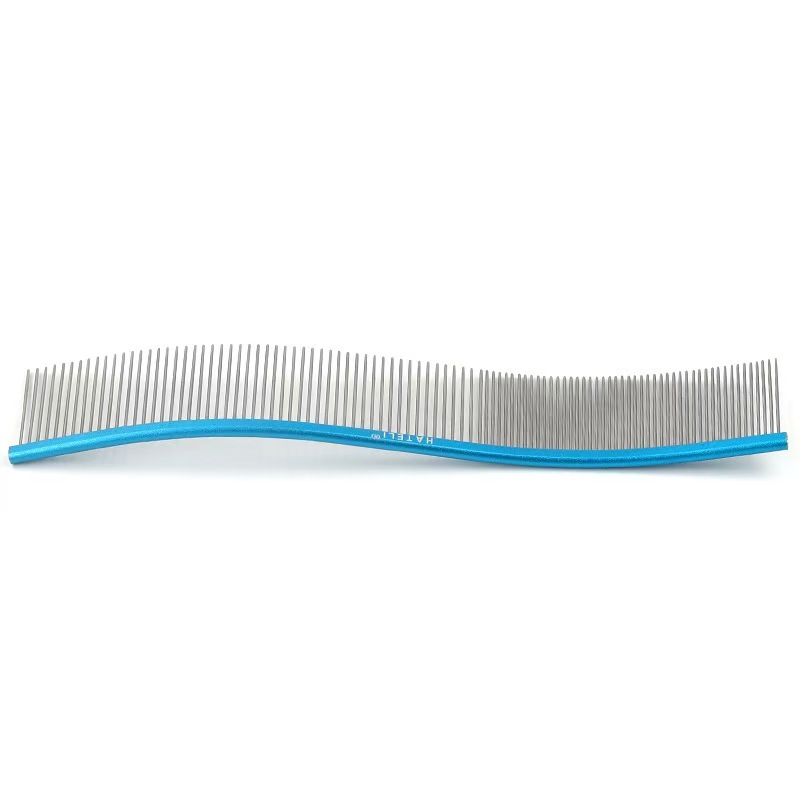 Pet curved grooming comb