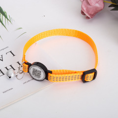 QR Code Pet ID Collar Tag Reflective Dog Collar With Customizable Lost Pet Info