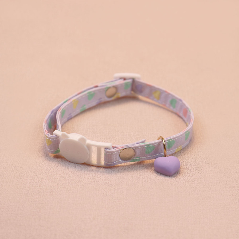 Pet Collar Cute Love Bell Accessories Cat Collar