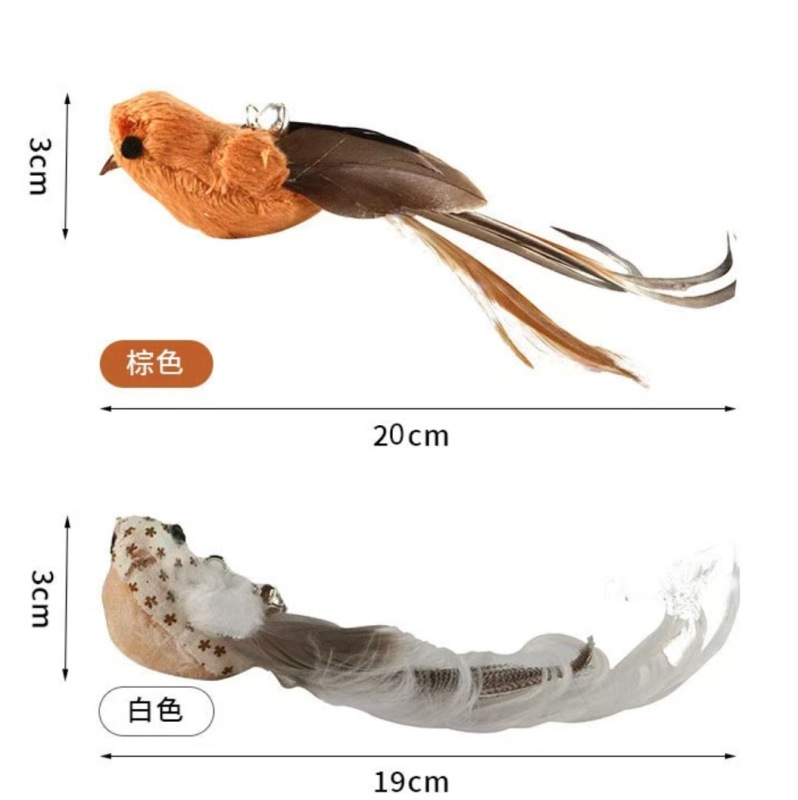 Replacement head for pet cat toy
