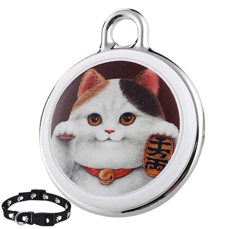 Pet Anti-Lost GPS Tracker Bluetooth-compatible Smart Wearable Waterproof Locator Real-time Tracking Dog Cat Collar Find Device