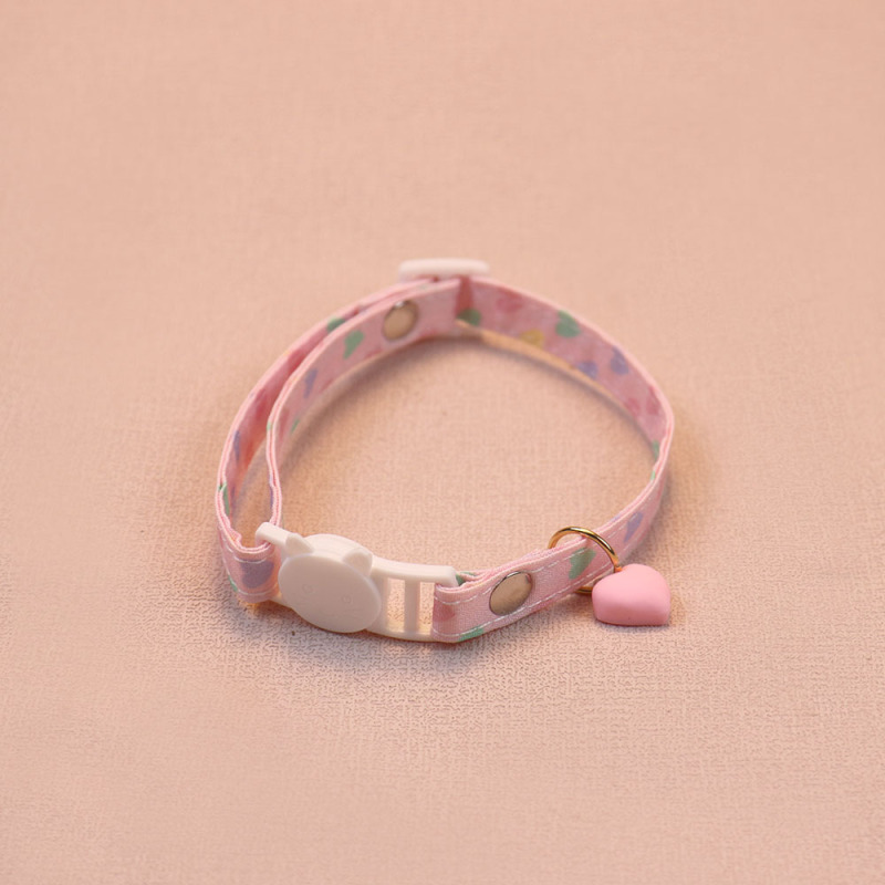 Pet Collar Cute Love Bell Accessories Cat Collar