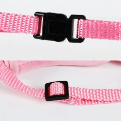 Custom Design Soft Nylon Padded Breathable Dog Harness No Pull Pet Cat Puppy Leash Set for Dogs