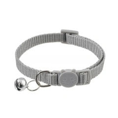 Cat Collar with Bell Soft Safety Buckl Cat Collar Quick Release Cat Collars Adjustable Nylon Pet Collar for Cats Puppy