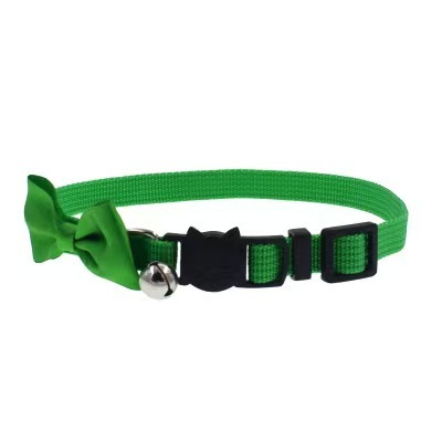 Nylon Safety Breakaway Quick Release Bowtie Cat Kitten Collar With Bell