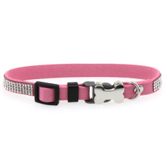 Superfine Rhinestone Alloy Bone Small Pet Collar