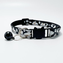 Leopard print collar for pet cats