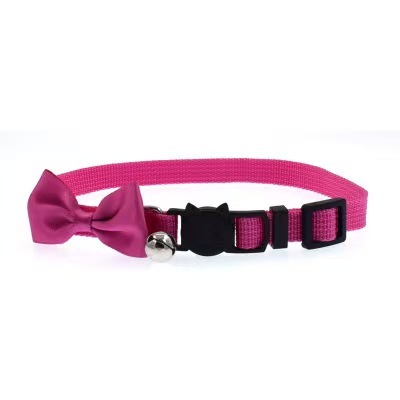 Nylon Safety Breakaway Quick Release Bowtie Cat Kitten Collar With Bell