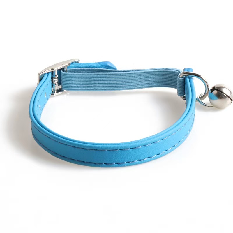 Pet multi-color cat collar PU