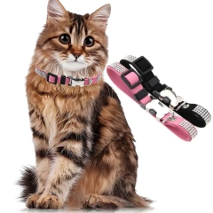 Superfine Rhinestone Dog Collar Alloy Bone Small Pet Collar