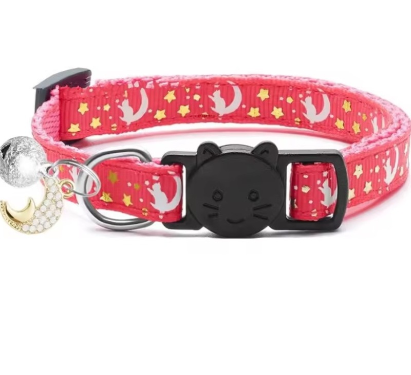 Luminous Pet Collars for Cat Puppy Necklace with Bell glow-in-the-dark