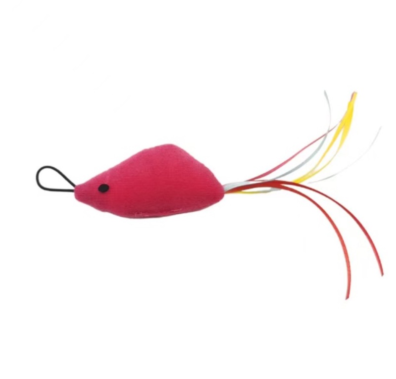 Simulation mouse Cat Toys Funny Interactive Peacock with Bell Cat Stick Toy