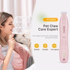 LILIPRO PT200L Professional Pet Paw Hair Trimmer Electric Quiet Dog Foot Fur Clipper Cordless Cat Grooming Kit with LED Light