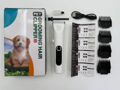 Pet Hair Electrical Grooming Trimmer Cats Dogs Polish Grinding Electric Clippers Pusher USB Rechargeable