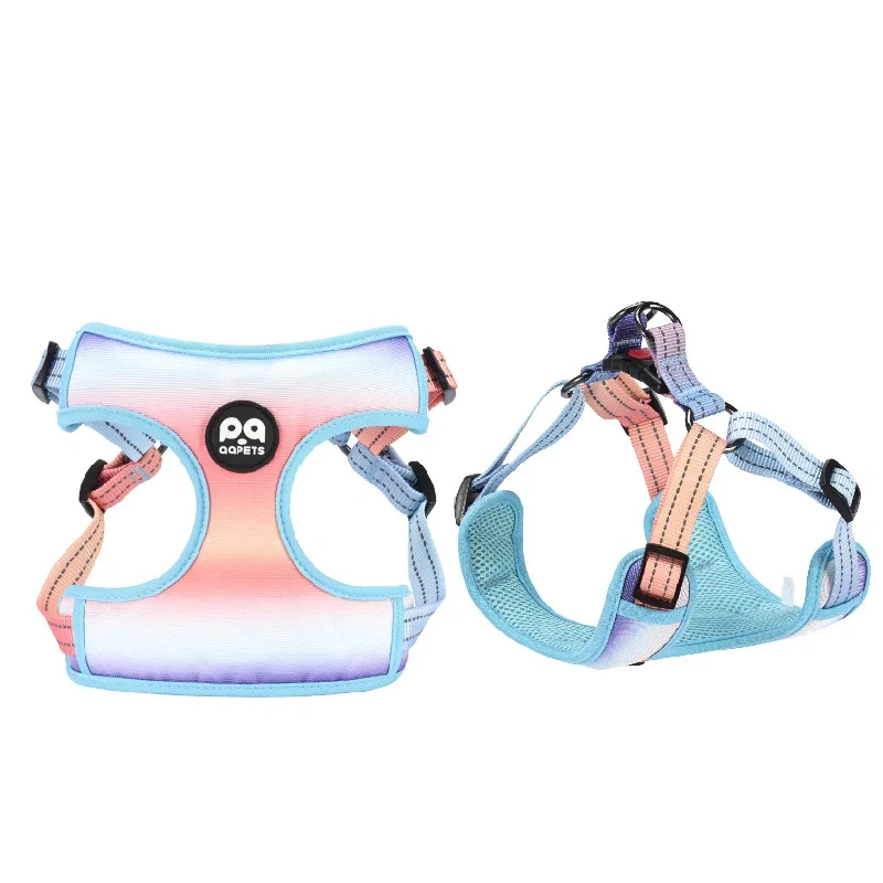 Kingtale 2025 Customized Dog Harness Hot Sale Adjustable Breathable Mesh No Pull for Pets Made of Durable Nylon