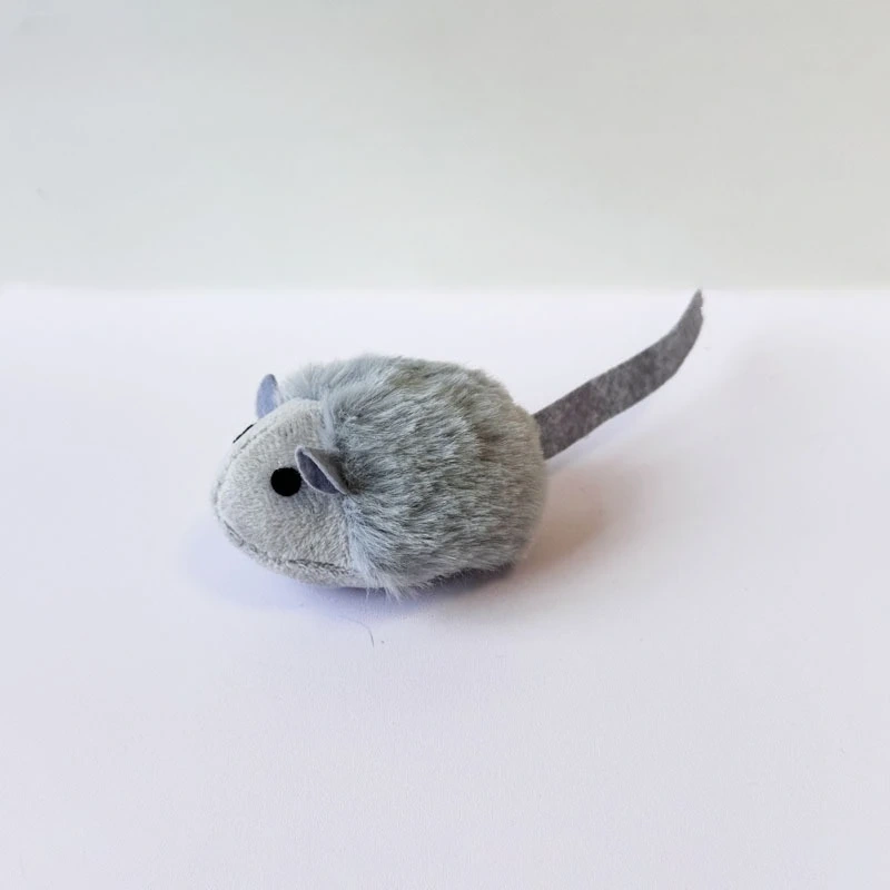 Cat Chew Plush Mouse Toy Interactive Squeaky Imitation Mouse Bite Resistant Kitten Toy Teeth Cleaning Cat Toy Accessories
