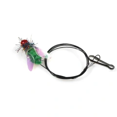 Simulation Fly Insects Cat Toy Replacement Head Little Bug Cat Wand Toy Attachments Interactive Cat Toy Accessories