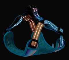 Kingtale 2025 Customized Dog Harness Hot Sale Adjustable Breathable Mesh No Pull for Pets Made of Durable Nylon