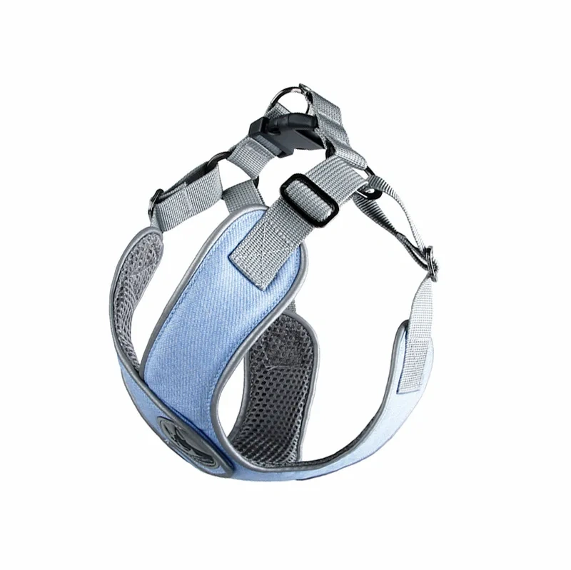 Reflective Dog Harness And Leash Set Pet Puppies Cat Vest Harness Dog Soft Breathable Mesh Chest Strap for Small Medium Dogs