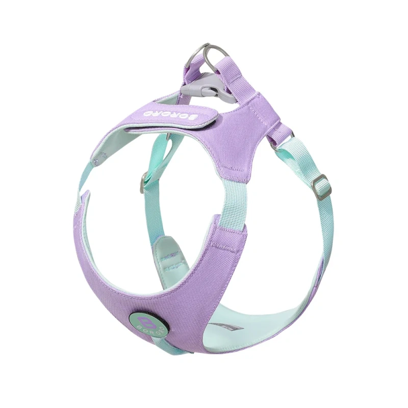 Dopamine Color Pet Harness & Leash Set - Breathable No-Pull Vest for Small/Medium Dogs,  Ultra-Lightweight