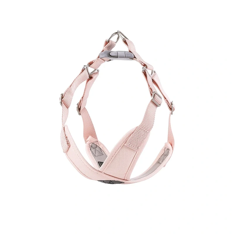 Small Dog Harness X-Shape Summer Macaron Dog Harness and Leash Set Breathable Choke Free No Pull Puppy Vest Harness for Yorkies