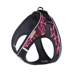 Dog Harness Reflective No Pull Choke Free Pet Harness for Small Medium Dogs Breathable Padded Harness Vest for Bulldog Chihuahua