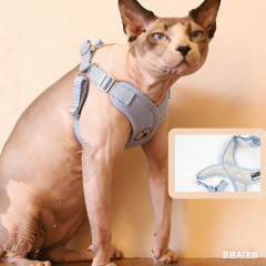 Pet Harness X-Shape Summer Macaron  Set