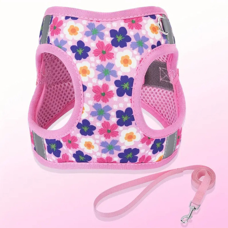 Polyester Printed Pet Chest Harness
