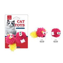 Cat-shaped yarn ball self-entertainment toy