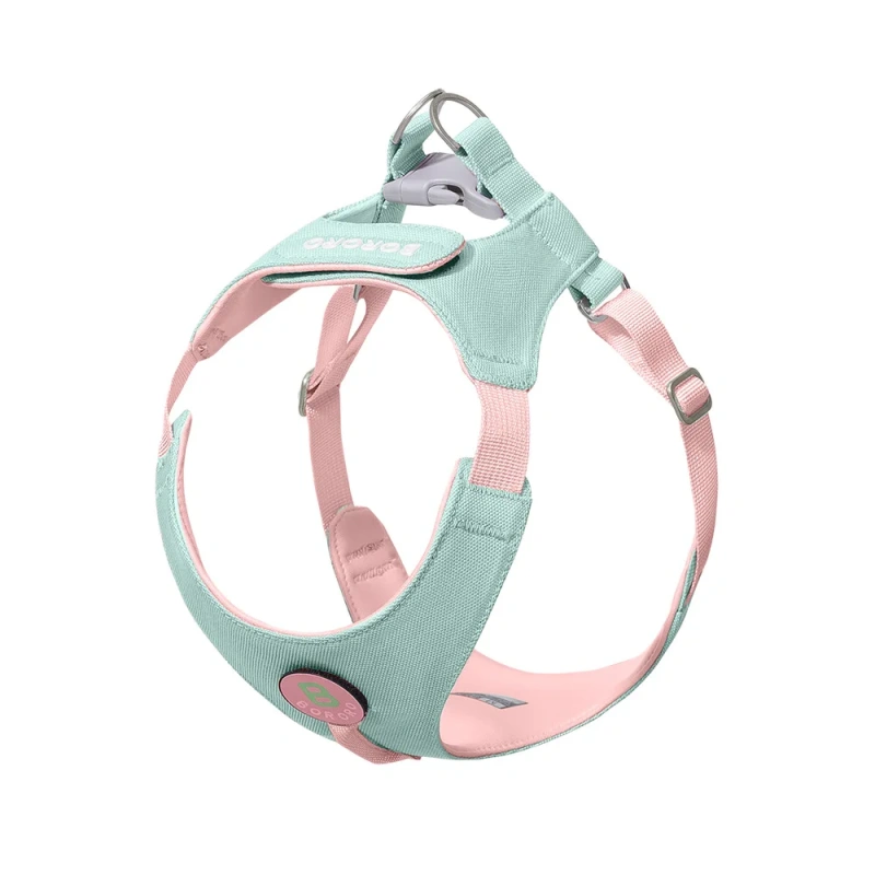 Dopamine Color Pet Harness & Leash Set - Breathable No-Pull Vest for Small/Medium Dogs,  Ultra-Lightweight