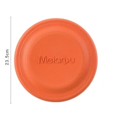 Dog Flying Discs Soft Non-Slip Dog Flying Disc Silicone Game Flying Discs Anti-Chew Dog Toy Puppy Training Interactive Funny Toy