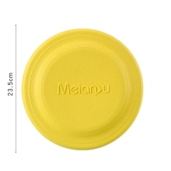 Dog Flying Discs Soft Non-Slip Dog Flying Disc Silicone Game Flying Discs Anti-Chew Dog Toy Puppy Training Interactive Funny Toy