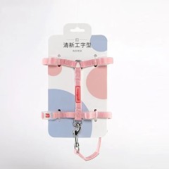 Pet Cat Walk Tie Cat Collar Kitten Suspender I-shaped Vest Harness