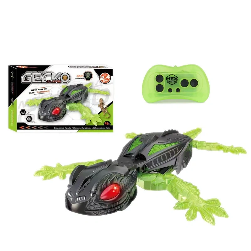 Wall Climbing RC Gecko Toy Electric remote control lizard wall climbing car gecko Animal Car Children's Halloween Toys