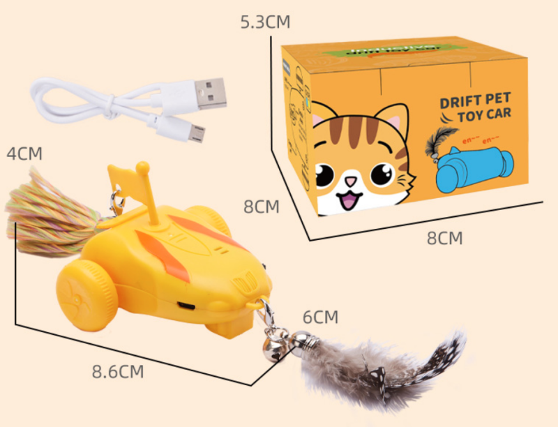 Cat touch sensor light strip with sound charging toy