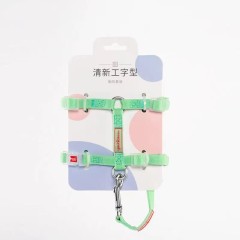 Pet Cat Walk Tie Cat Collar Kitten Suspender I-shaped Vest Harness