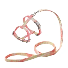 Cat Harness and Leash Set Adjustable Escape Proof Pet Harness for Kitten Outdoor Walking Cat Collar Lead Leash Pet Supplies