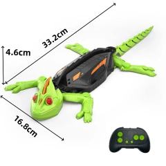 Wall Climbing RC Gecko Toy Electric remote control lizard wall climbing car gecko Animal Car Children's Halloween Toys