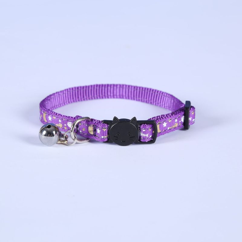 Nylon cat Collar Paw Print High Quality Pet Cat Collar