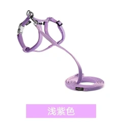 Fashion Cat Leash Anti-break Cat Chain Pet Cat Walk Tie Cat Collar Kitten Suspender I-shaped Vest Harness Cat accessories Pet