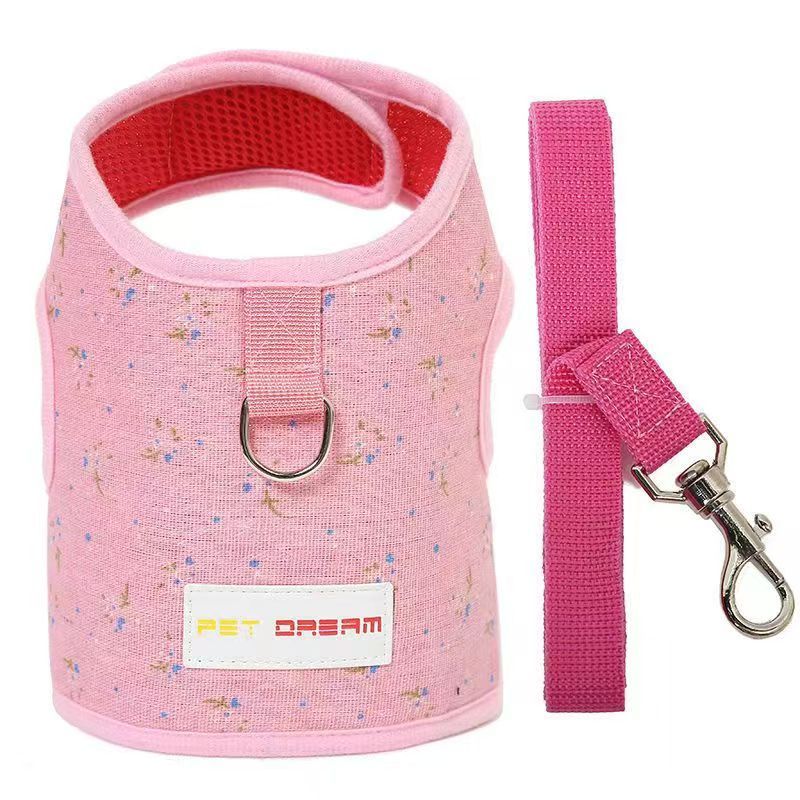 Stocked Breathable Mesh Firm Tactical Soft Pet No Pull Adjustable cat Harness
