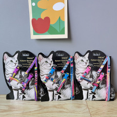 Cat Pet Harness Nylon Adjustable Cat Leash Harness Set