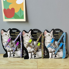 Cat Pet Harness Nylon Adjustable Cat Leash Harness Set
