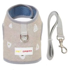 Stocked Breathable Mesh Firm Tactical Soft Pet No Pull Adjustable cat Harness
