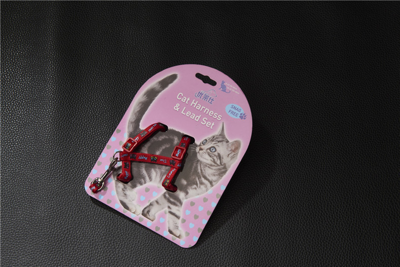 Cat face style harness