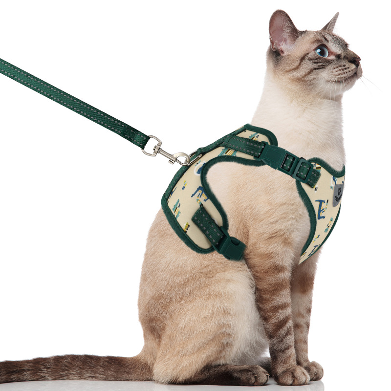Pet  Cat Harness with Leash Set