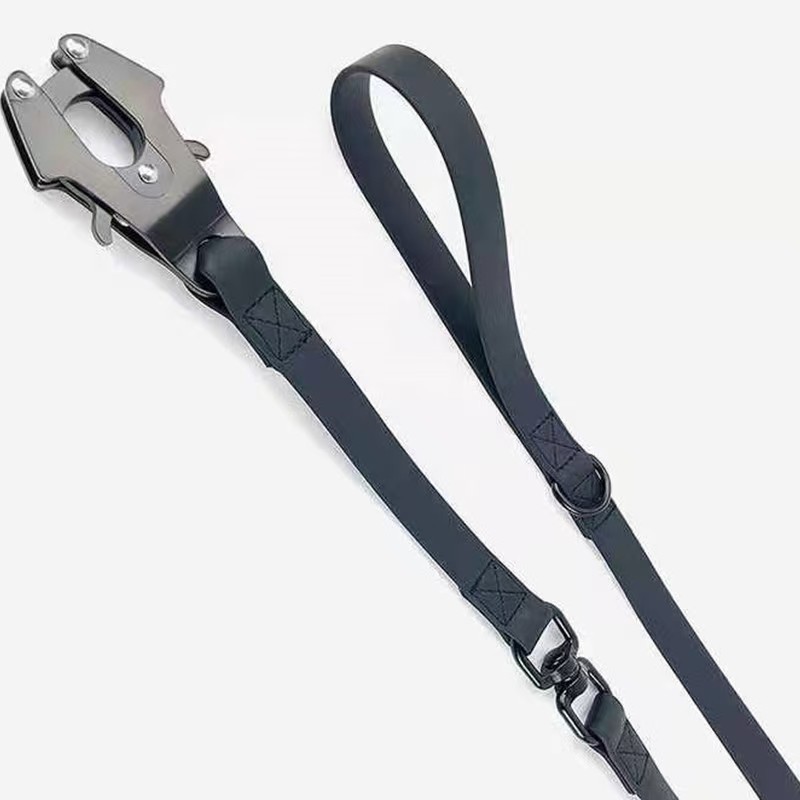 Heavy Duty Custom Nylon Strong Dog Leash Tactical Combat Lead with Frog Clip Animal Pattern Padded