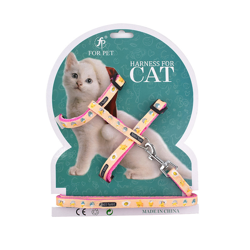 Cat-themed Chest Strap Set