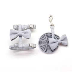 Adjustable Cats Harness Breakaway Cat Harness Leash Cotton Strap Collar with Leads for Kitten Puppy Small Dogs Walking